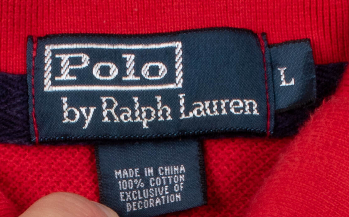 Vintage Polo Ralph Lauren French Terry Rugby Stri… - image 7