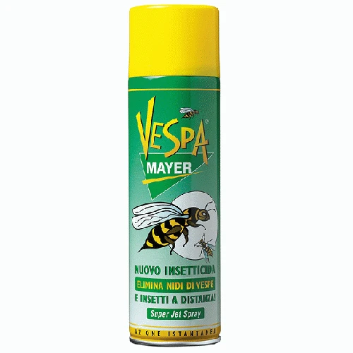 Insetticida spray 500 ml con valvola 'Super-Jet' elimina nidi di vespe e insetti