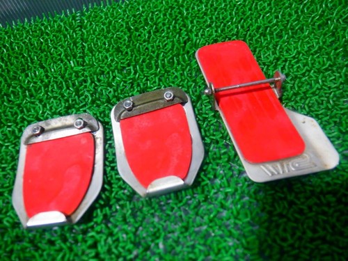Subaru Impreza WRX STI Manual Pedal Covers GC8 GDB Forester Legacy MT JDM - Picture 3 of 3