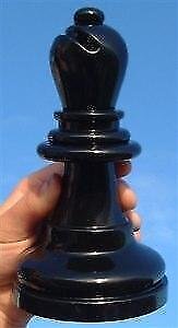 MegaChess 6 Inch Dark Plastic Bishop Giant Chess Piece