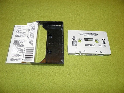 Abbey Lincoln - Abbey Is Blue - USA Cassette Chromium Cro2 Dolby Remastered NM - Picture 2 of 2