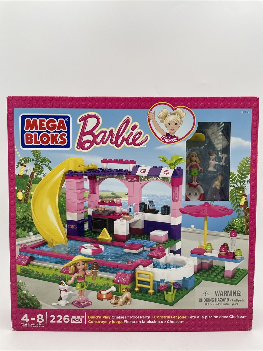 MEGA BLOKS BARBIE Vacation Time Summer – Baubarer Check-in & Reisaccessoires