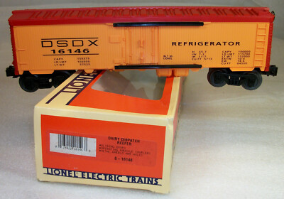 LIONEL 16146 DAIRY DISPATCH REFRIGERATOR CAR MINT ORIGINAL BOX