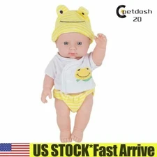 Full Body Soft Silicone Reborn Girl Doll Baby Dolls Vinyl Realistic Newborn Gift