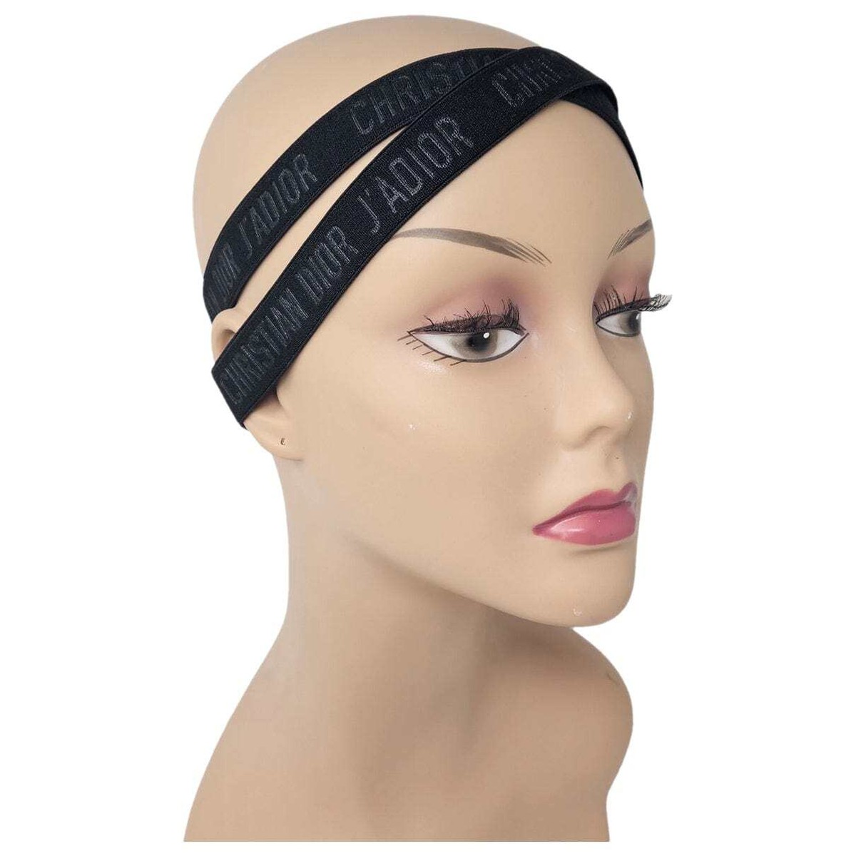 Dior Black Elastic J'Adior Monogram Headband Cloth | eBay Dior Black Elastic J'Adior Monogram Headband Cloth | eBay