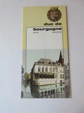 1971 Hotel Duc de Bourgogne brochure & Ameican Express receipt Bruges BELGIUM