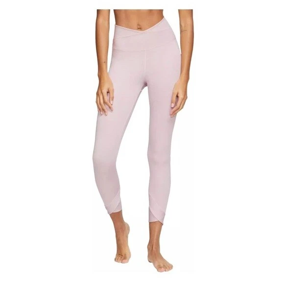 NWT Women's Nike Yoga Wrap 7/8 Pink Tights Size Small Medium MSRP