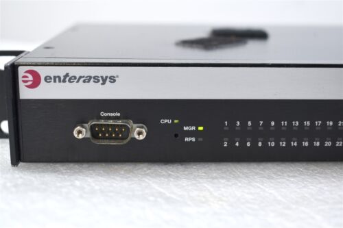 Enterasys / Extreme Networks A2H124-24FX 24-PORT P0973BJ ETHERNET SWITCH - Bild 5 von 6