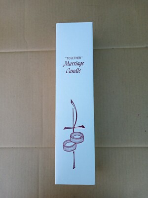 Regel ''Together'' Marriage Candle- Never Used ~ TRL7#NN