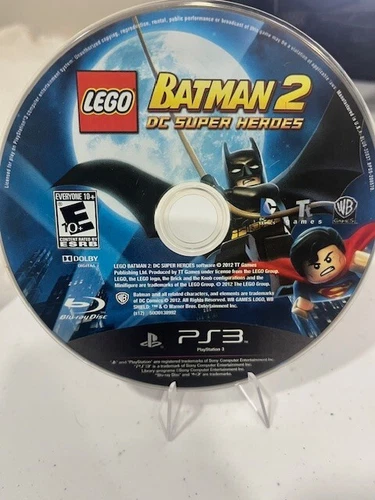 LEGO Batman 2 DC Super Heroes (PlayStation 3 PS3) DISC ONLY NO TRACKING (#52)