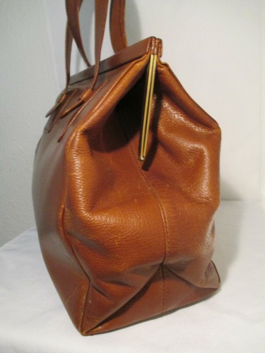 Vintage 50er Borsa IN Pelle / Borsa / Swing - Rockabilly - Foto 6 di 12