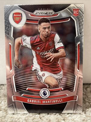 2021-22 Prizm EPL Premier League GABRIEL MARTINELLI Brazil Rookie RC Arsenal 