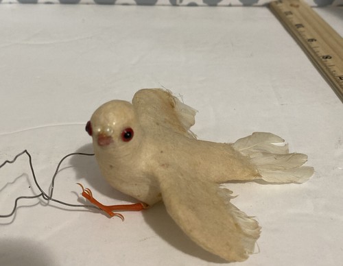 Christmas Ornaments Paper Mache Bird -Hang on Christmas tree Bird - Picture 2 of 4