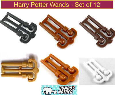 LEGO Magic Banana Trick FREE Wizard Magician WANDS X2 Printed Tile & Fruit  Part