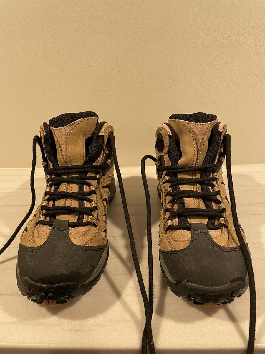 Merrell Reflex 4 Mid Waterproof Hiking Boots Smoke Tan Men's J184376C Sz 7