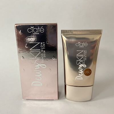 Ciate London DEWY SKIN Glass Glow Skin Tint Shade 080 New 1.01 Fl Oz 30 ml