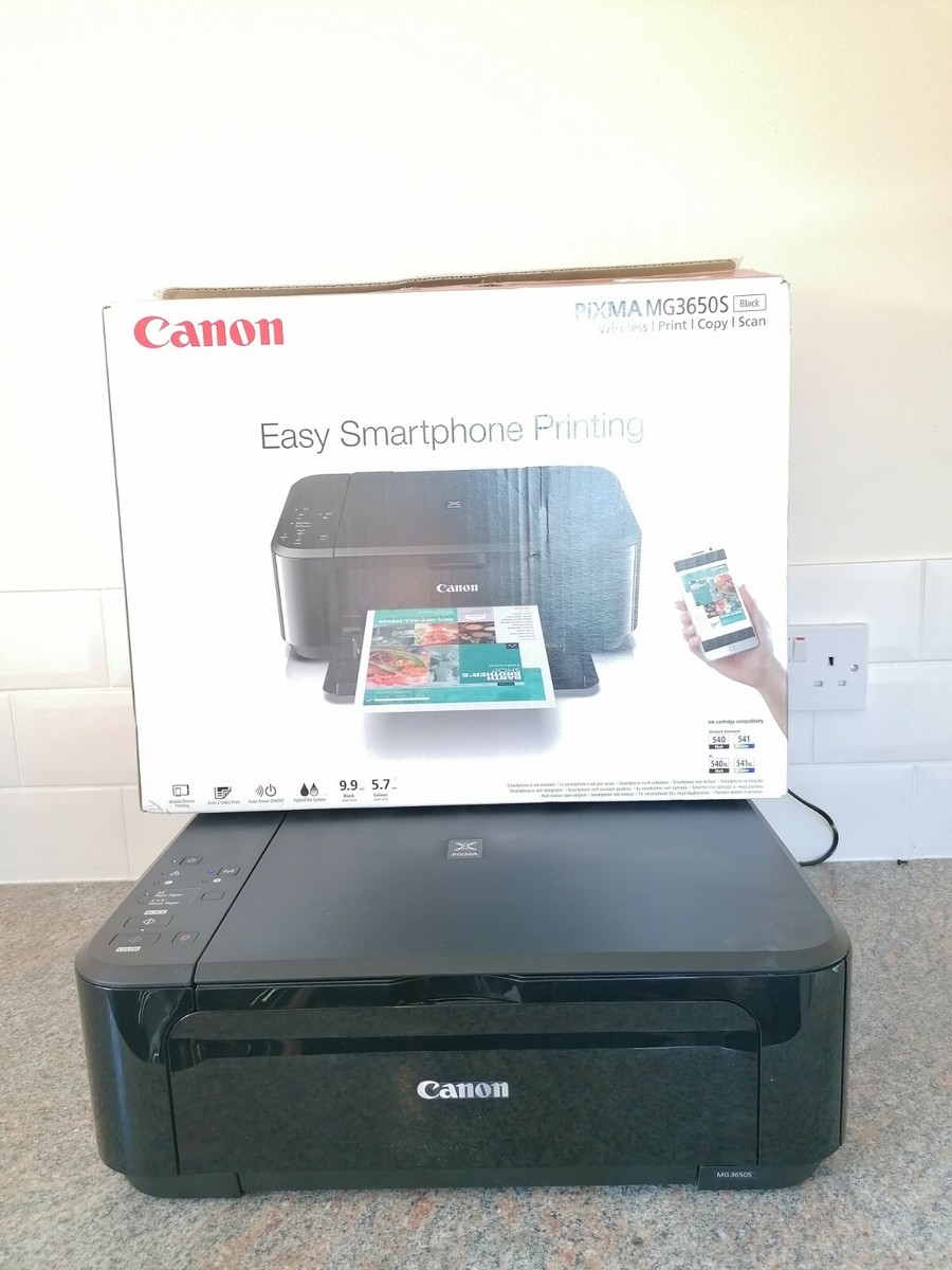 Canon PIXMA MG3650S All in One Wireless Colour Inkjet Printer Black