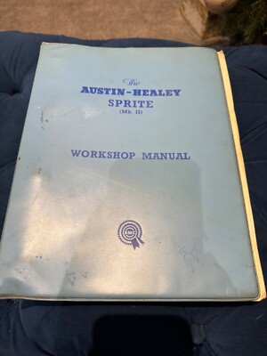 Austin Healey Sprite Mark II Factory Werkstatthandbuch und Ergänzung