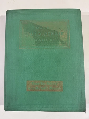 Vintage Motor's Auto Repair Manual 1944 - 8th Edition First Printing Hardcover