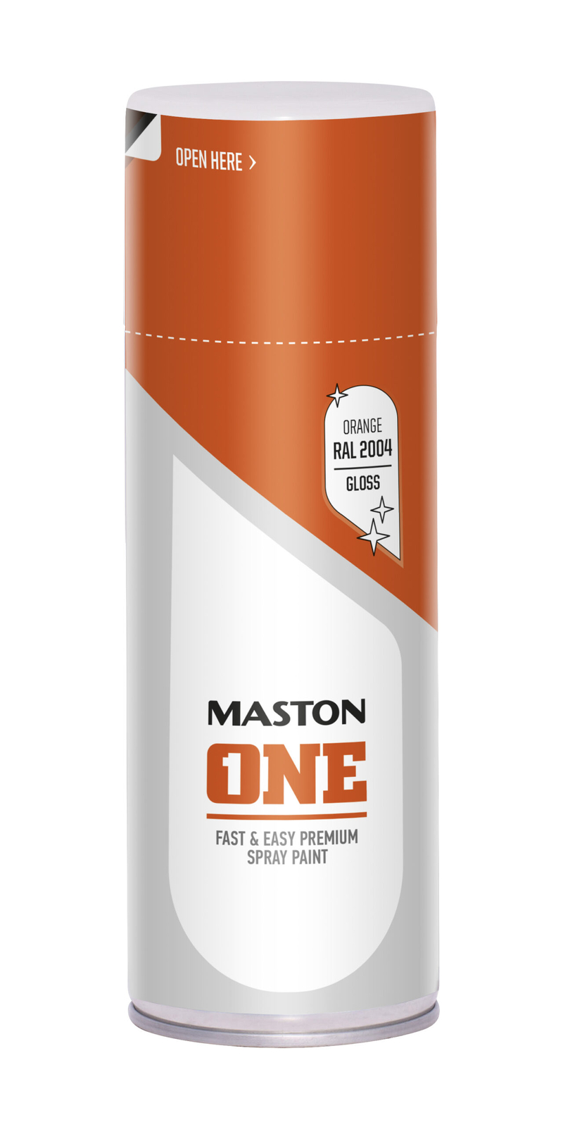Maston Spray Paint ONE - Gloss Orange RAL2004 400ml
