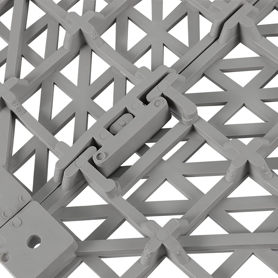 12Pck 11.8X11.8" Drainage Interlocking Tiles Non Slip Plastic Shower