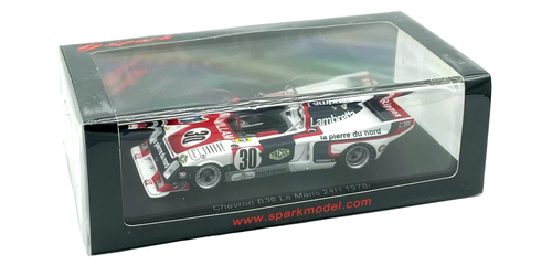 Spark S9413 Chevron B36 #30 'SRO la Pierre du Nord' Le Mans 1978 - 1/43 Scale - Picture 2 of 2