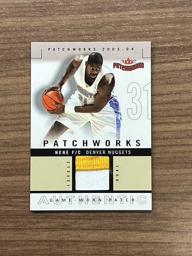 2002-03 Fleer Patchworks Nene Level 2 Dual Patch 62/100 - 第 1/3 張圖片