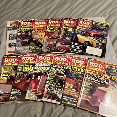(12) Rod & Custom Jan/Dec 1994 Full Year  Good ( Jan Missing Cover/Back F3C