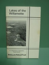Vintage 1971 Lac de la Willamette 42 pages avec photos Willamette forêt nationale