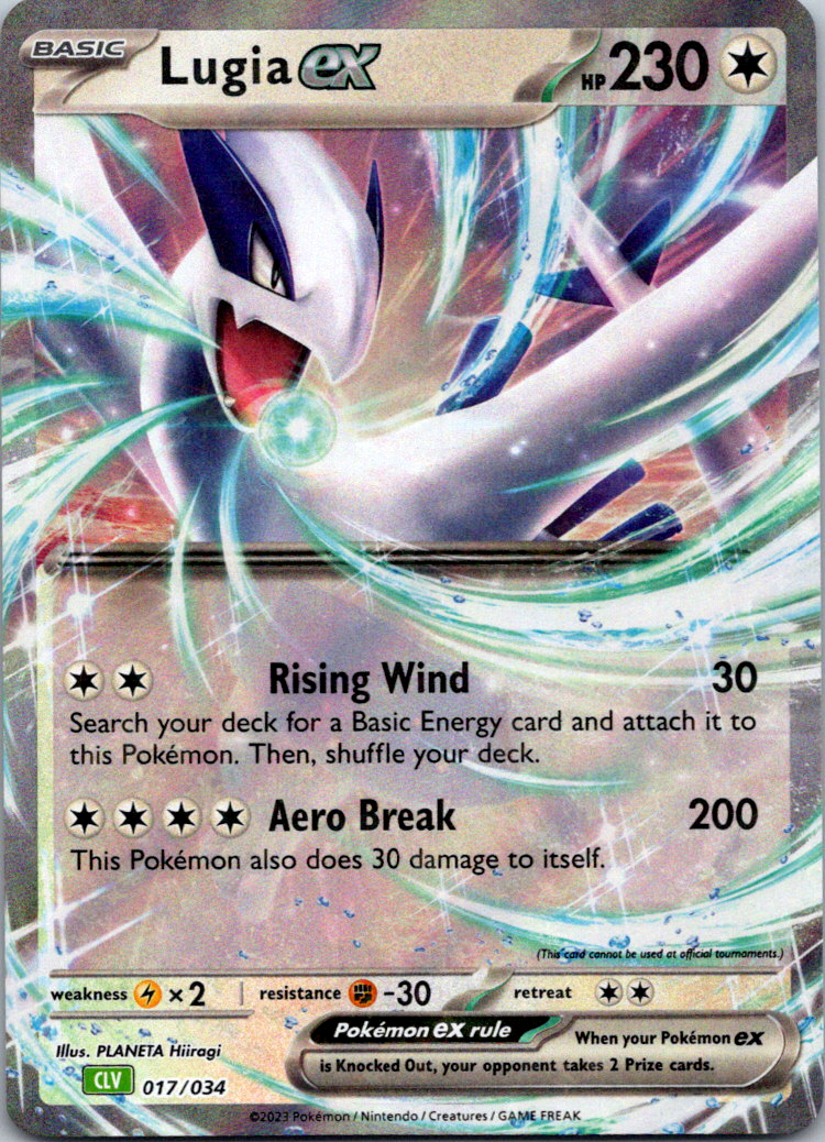 Lugia ex 017/034 CLV Pokemon Classic Card Collection Near Mint | eBay