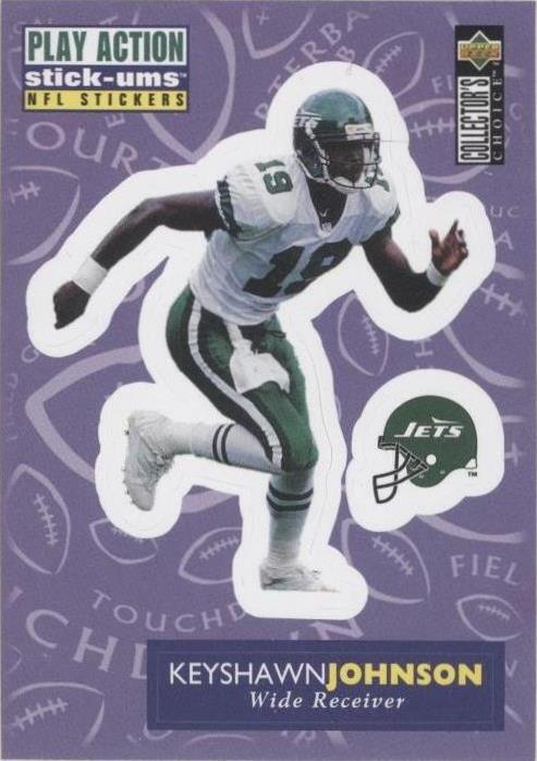 1996 Upper Deck Collector's Choice Update Keyshawn Johnson #S19 - 1 of 2