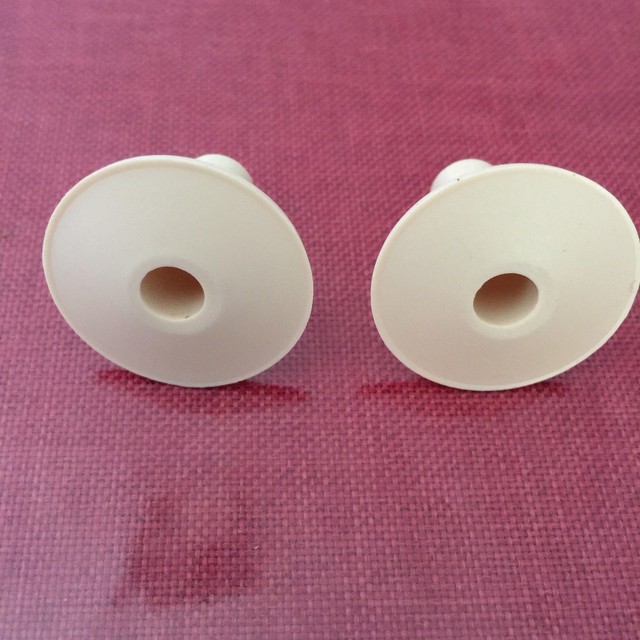 Coax Cable Feed Through Bushing 2 Pack Ivory Cable TV Satellite Cable