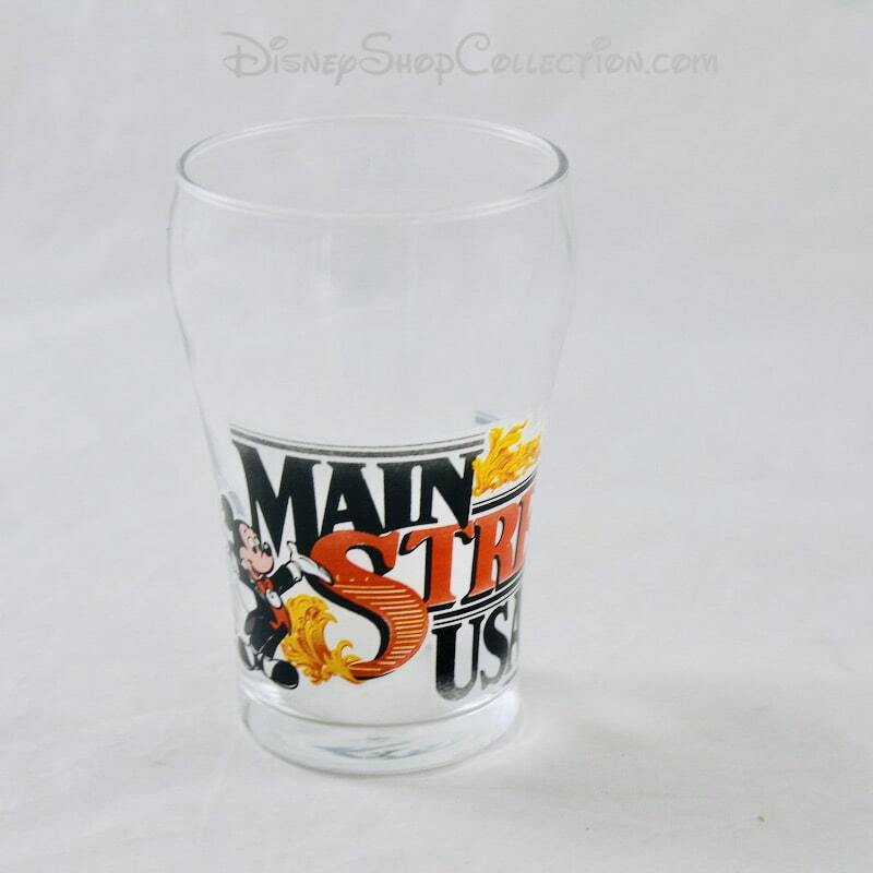 Verre Main Street USA ESSO Disney Mickey costume 10 cm (DOU/DOU)