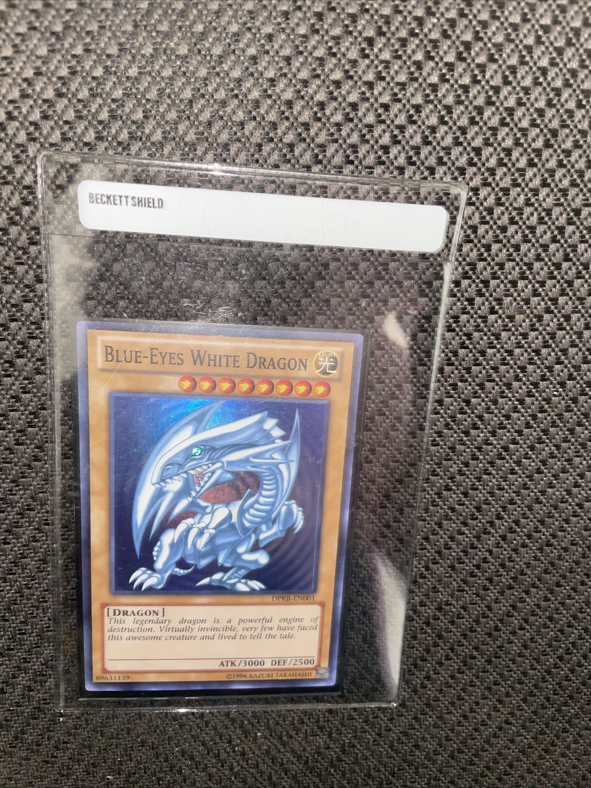 Yu-Gi-Oh! Blue-Eyes White Dragon Card - DPKB-EN001 Super Rare 1st Edition From Duelist Pack: Kaiba