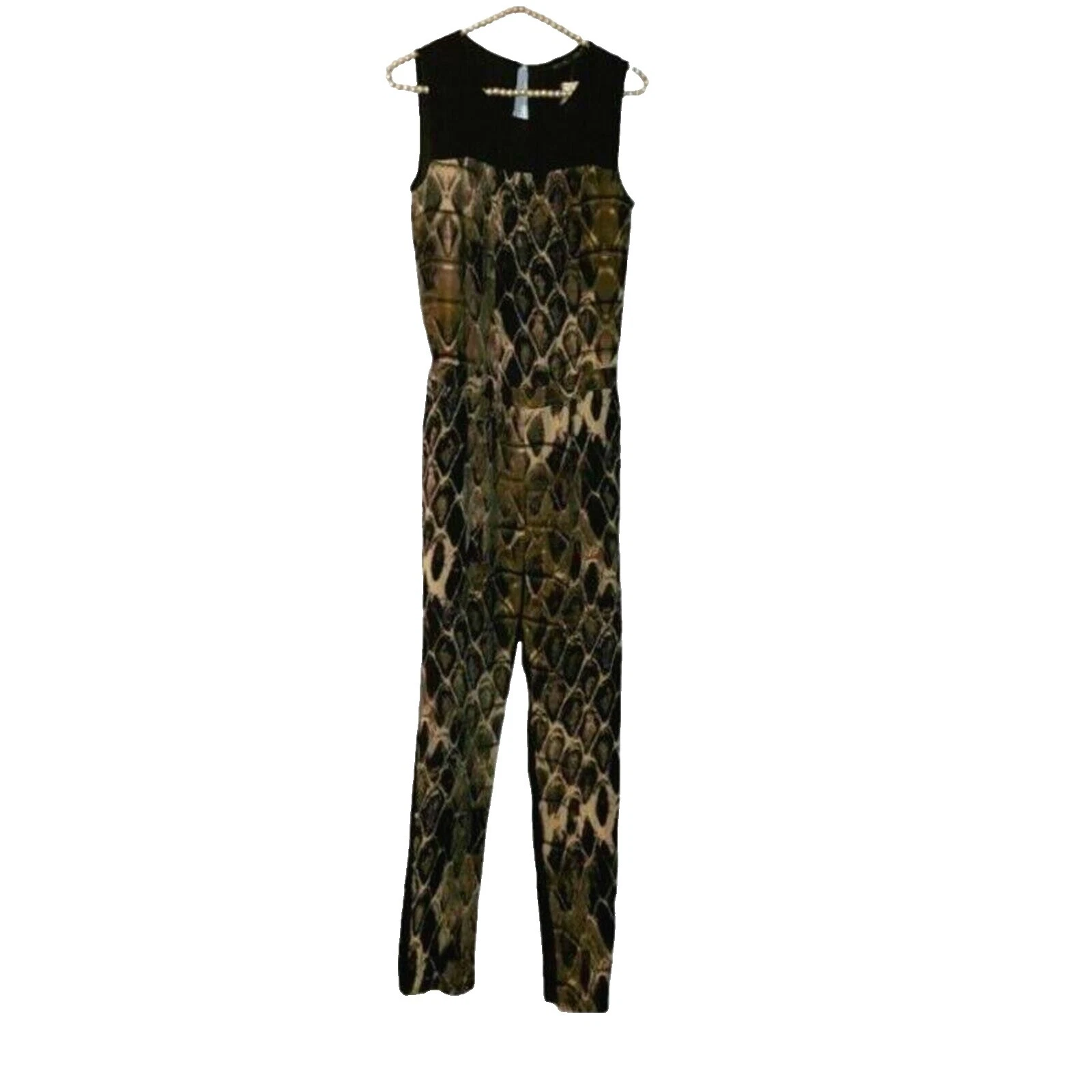 Animal Print 100% Silk Jumpsuits & Rompers for Women