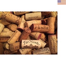 50 Count Recycled Natural Wine Corks for Eco-Friendly Crafts
