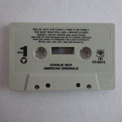 Charlie Rich Cassette American Originals - Picture 4 of 5