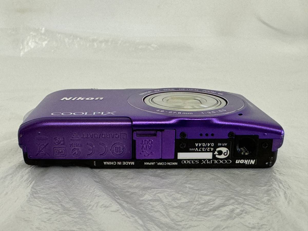 Nikon COOLPIX S3300 Digital Camera purple English Language w Nikon COOLPIX S3300 Digital Camera purple English Language w