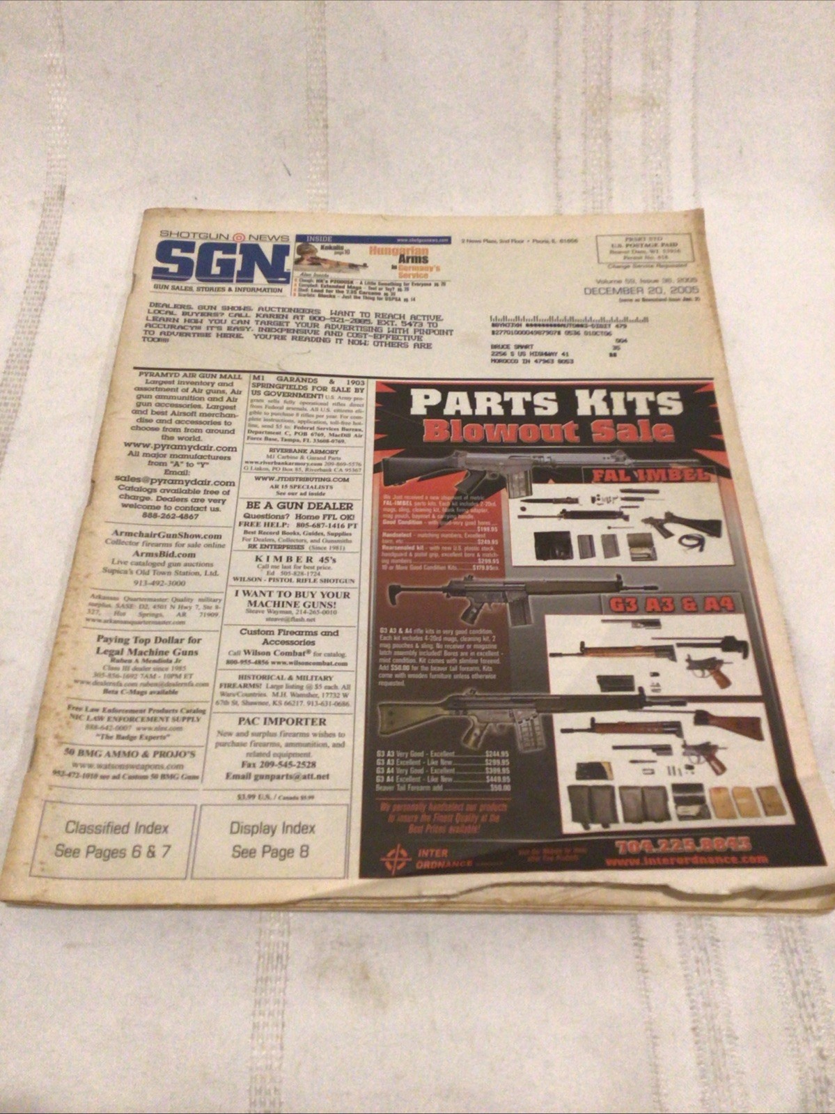 Shotgun News Magazine December 20, 2005