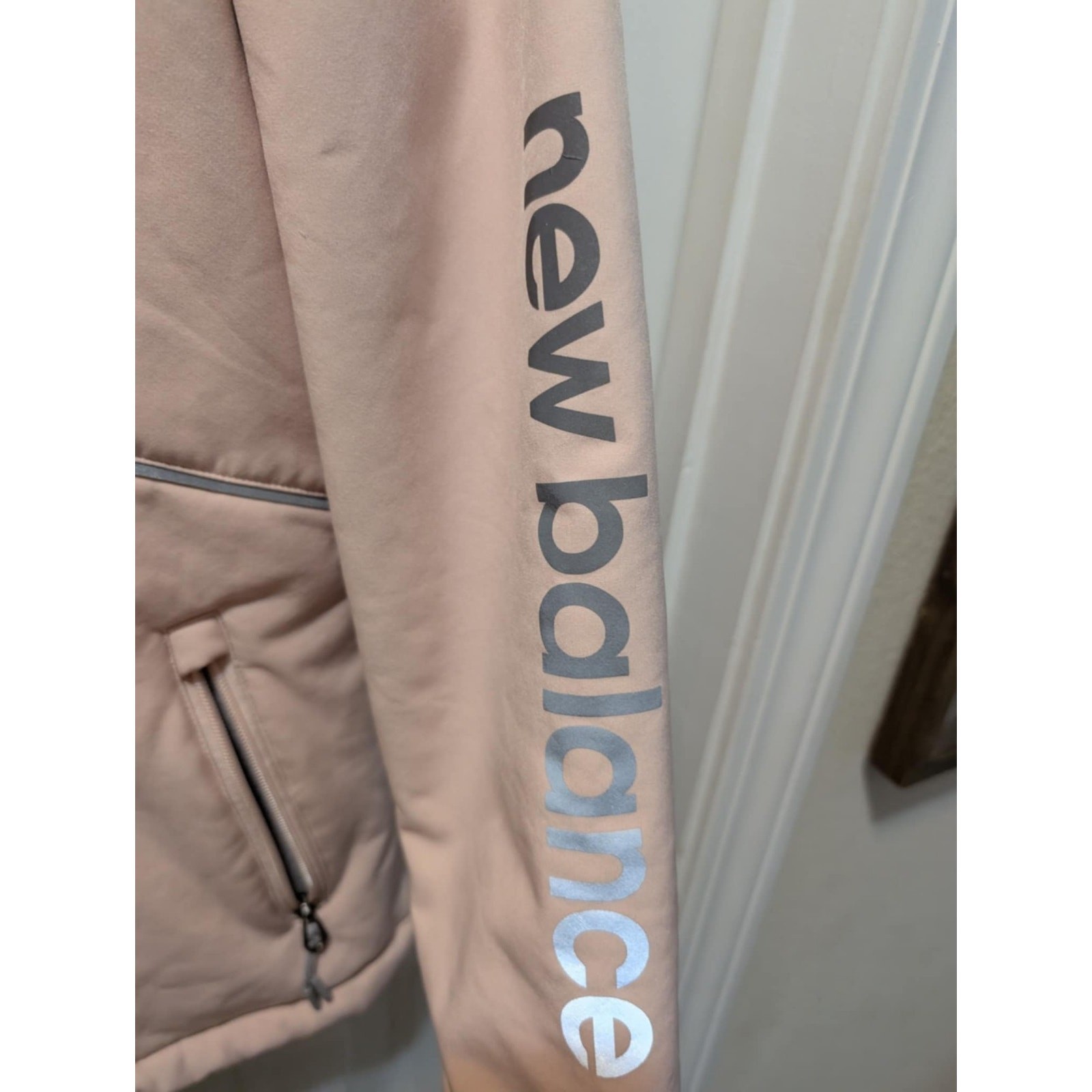 New Balance Softshell Athletic Jacket Light Pink … - image 3