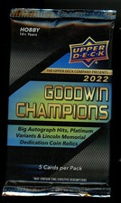 2022 Upper Deck Goodwin HOBBY Pack CJ STROUD RC AUTO? CALEB WILLIAMS?