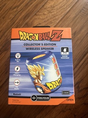 Dragon Ball Z Wireless Speaker Mic FM Radio USB C Charging Water Resistant
