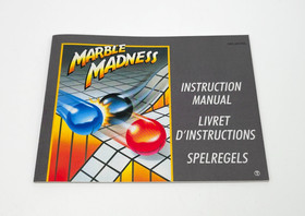 Marble Madness Nintendo NES 🏆 Sammler 🏆 FRA + Poster