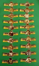 VITOLAS - COMPLETE SERIES - BAUCHBINDEN - OLD CIGAR BANDS * EDO DEL MONTE *