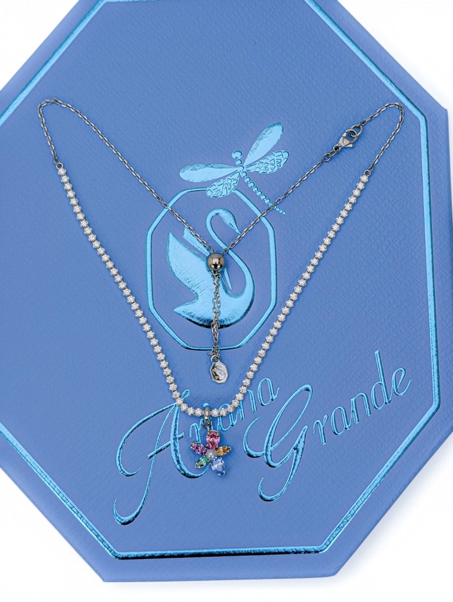 NIB 100% Authentic Ariana Grande x SWAROVSKI Mix Flower Tennis