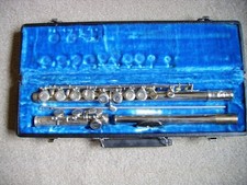 Angel Nickel Plated Flute and Carry Case-Ideal for a Student