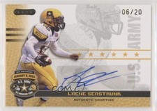 2010 Razor US Army All-American Bowl Gold 6/20 Lache Seastrunk #BA-LS1 Auto 0e3