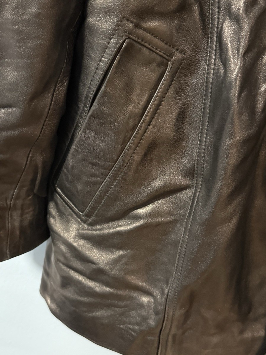 Women's Black Soft Leather Jacket - Hillard and Hansen XXL | eBay