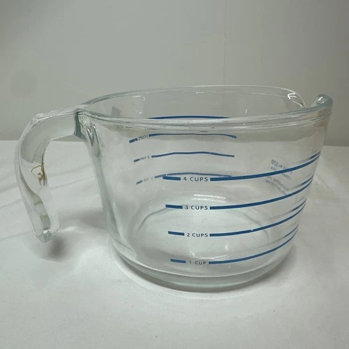 Vintage Corning Microwave Plus Pyrex M320 4 Cup Measuring Bowl Retro