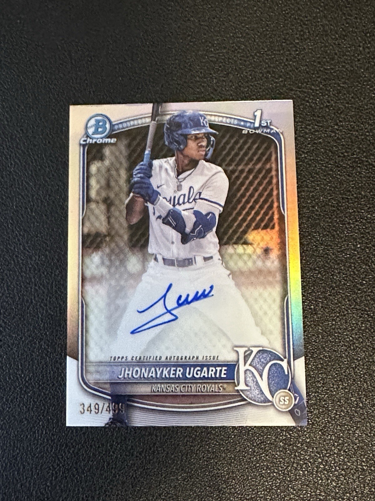2025 Bowman - Chrome Prospect Autographs Jhonayker Ugarte #CPA-JU Refractor /499